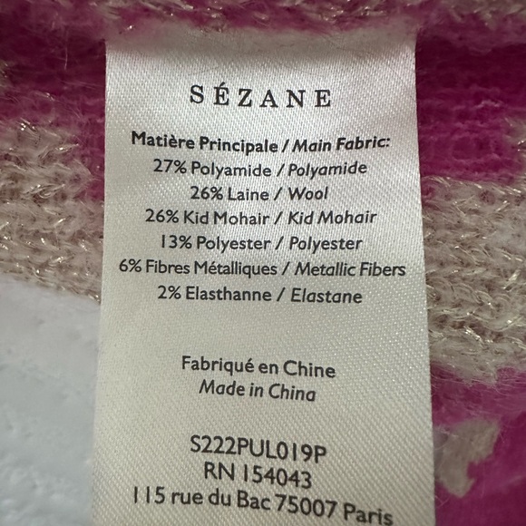 Pink Paisley Women's Sweater - Picture 3 of 3